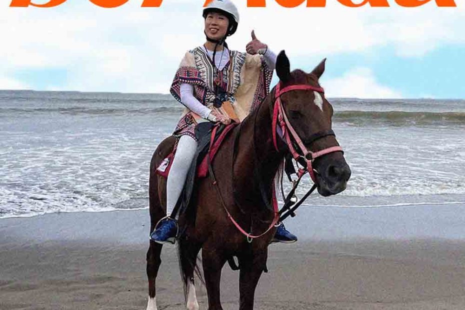 Bali horse riding di Pantai Langudu