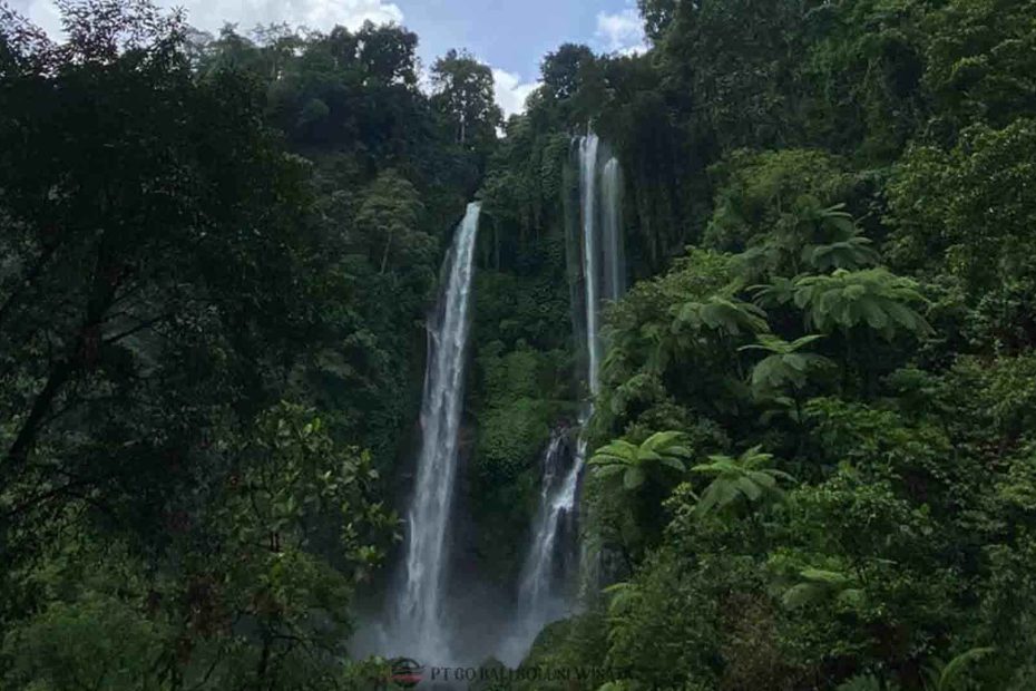 Jalur trekking menuju Air Terjun Sekumpul di Desa Sekumpul, Buleleng, Bali